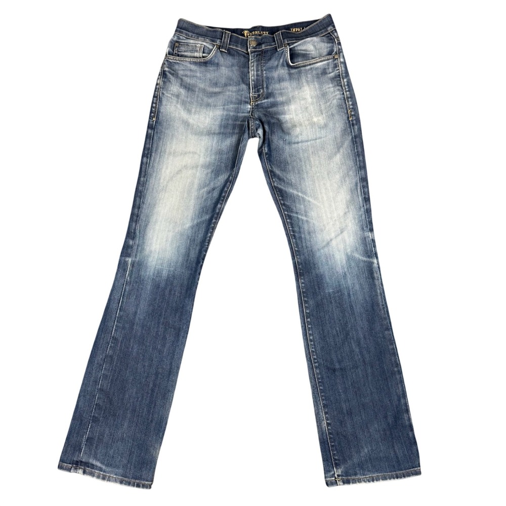 Fidelity Impala Jeans Mens 34x34 Blue Diego Straight Leg Denim Made in USA Y2K